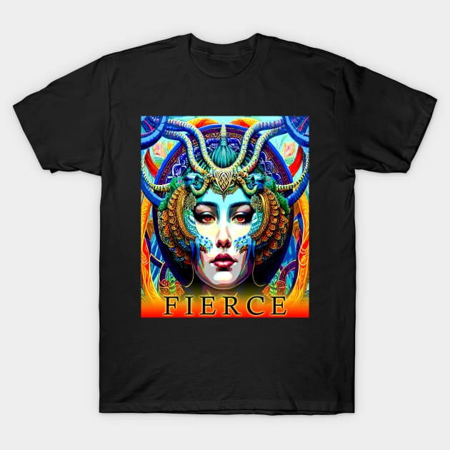 Beautiful Fierce Goddess Energy T-Shirt by Heartsake